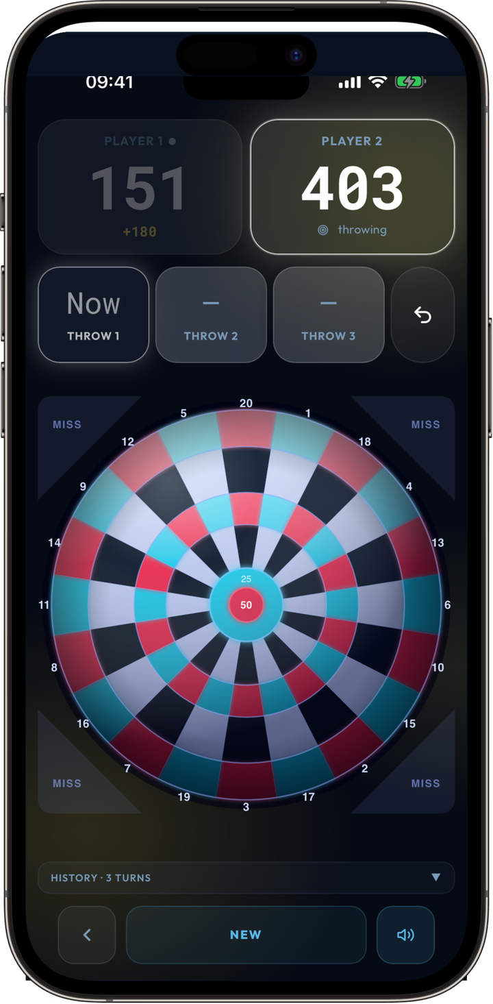 counter — dartboard scoring