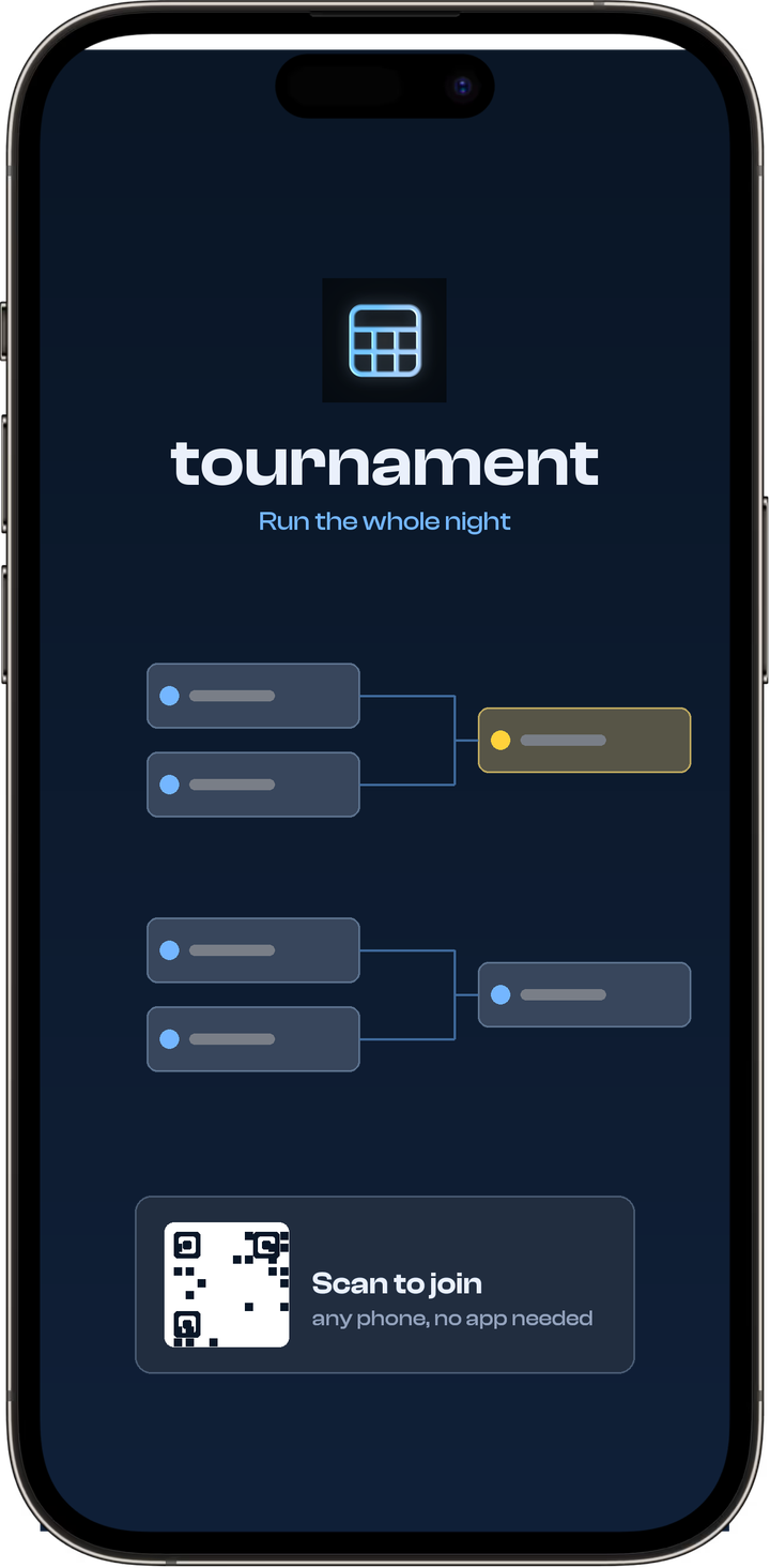 tournament — live bracket